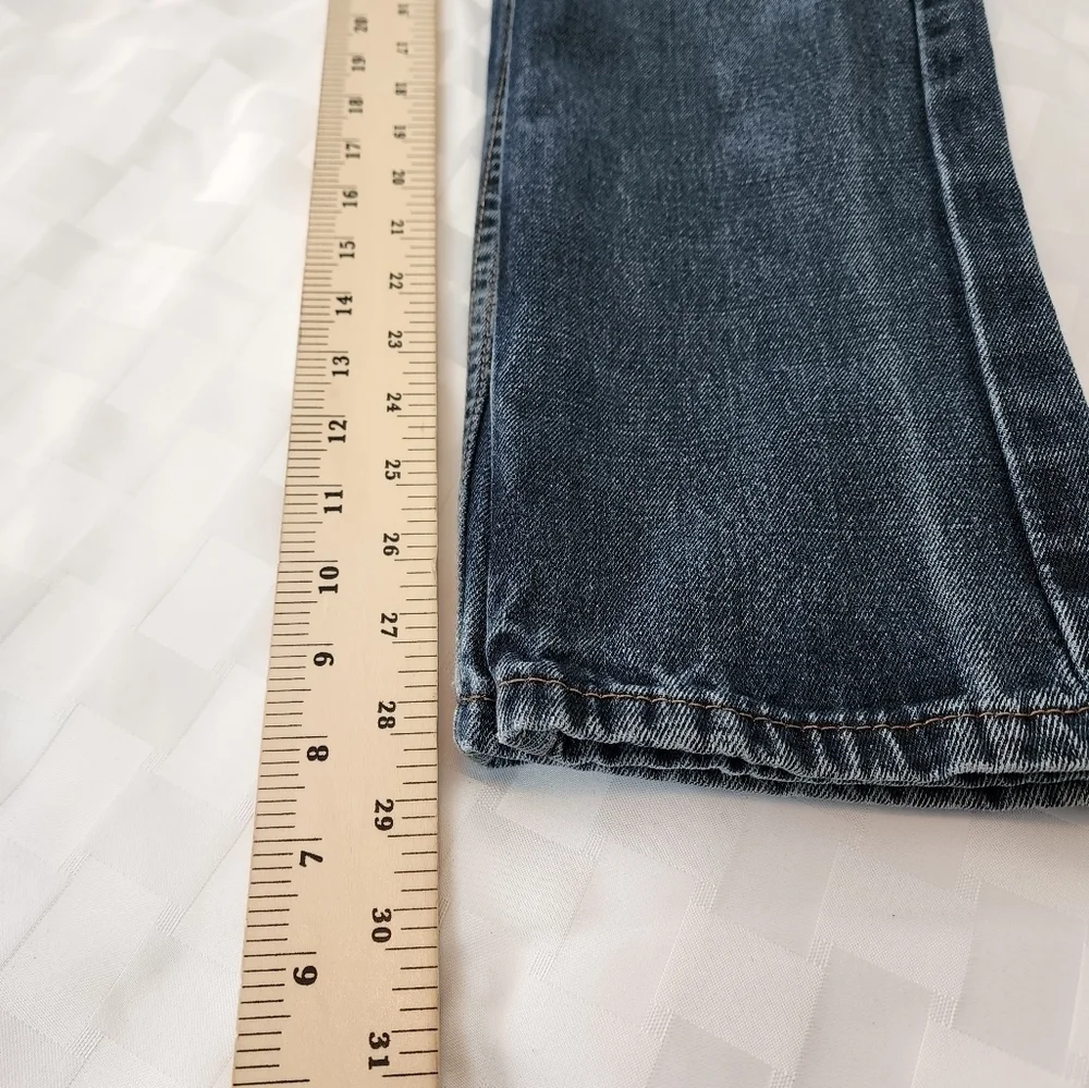 Levi's 505 Red Tab Jeans Straight Leg Zipper Fly Blue Size 36 X 30